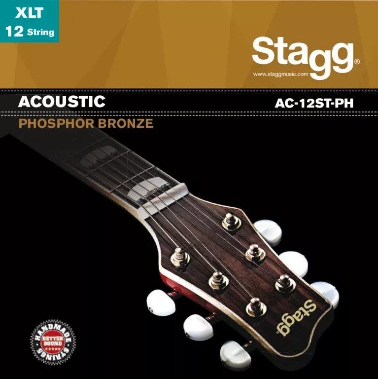 Stagg Phoshor-bronze string set for 12-string Acoustic guitar – AC-12ST-PH