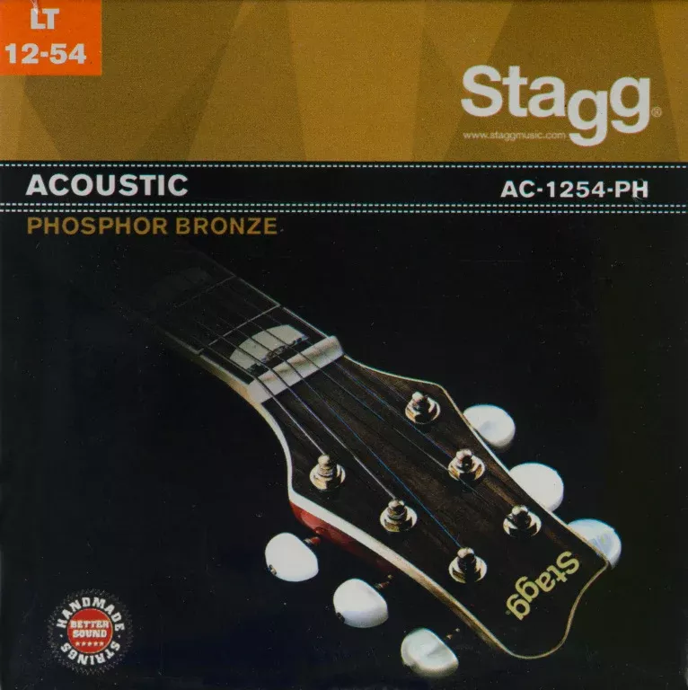 Stagg Phosphor-bronze set of strings for acoustic guitar – AC-1254-PH