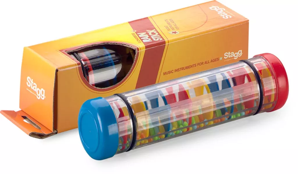 Stagg Plastic rain stick with 8 chambers – RSM-8
