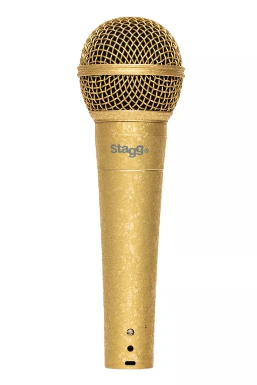 Stagg Professional cardioid dynamic microphone Gold special edition – SDM50 GD
