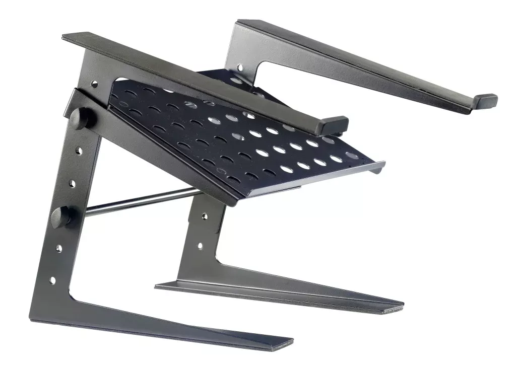 Stagg Professional DJ desktop stand w/ lower support plate – DJS-LT20