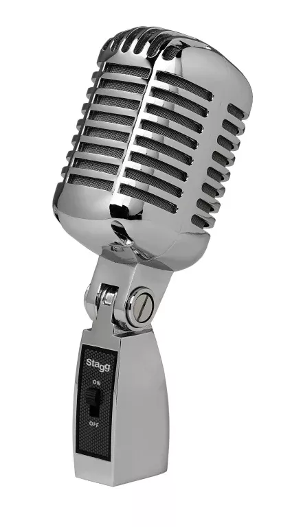Stagg Professional vintage style cardioid dynamic microphone with cartridge DC04 – SDM100 CR
