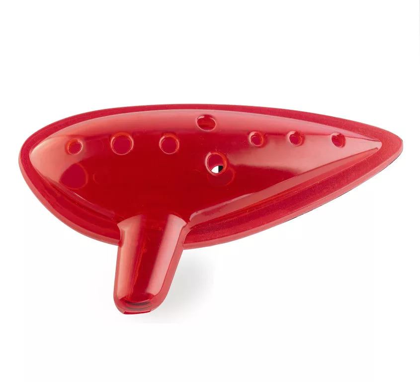 Stagg Red plastic ocarina – OCA-PL RD