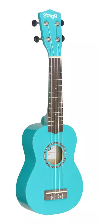 Stagg Soprano ukulele in black nylon gigbag – US-OCEAN
