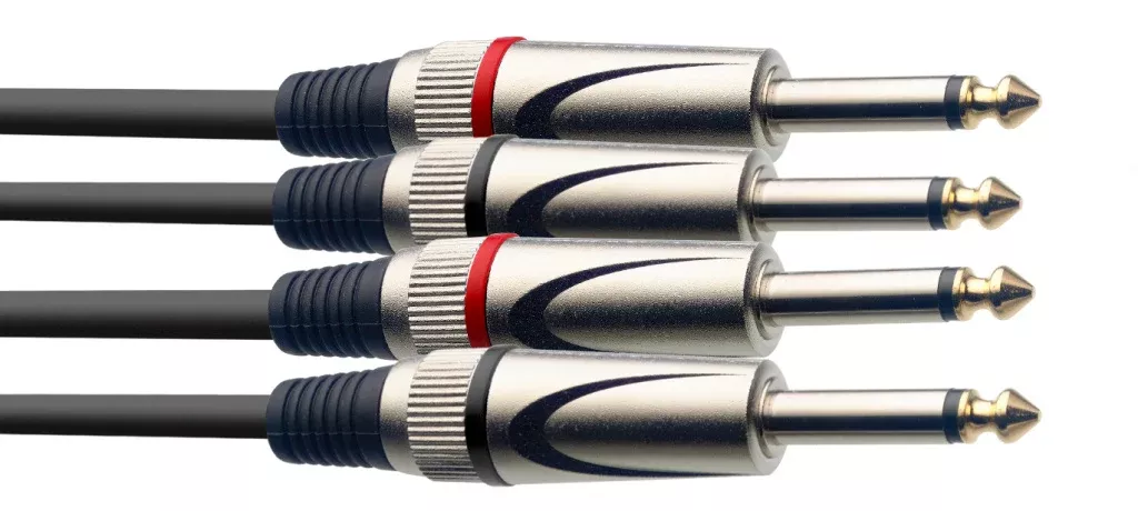 Stagg Twin cable, jack/jack (m/m), 3 m (10') – STC3P