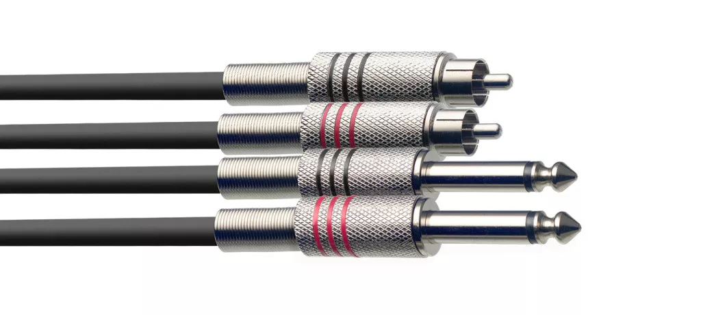 Stagg Twin cable, jack/RCA (m/m), 6 m (20′) – STC6PCM