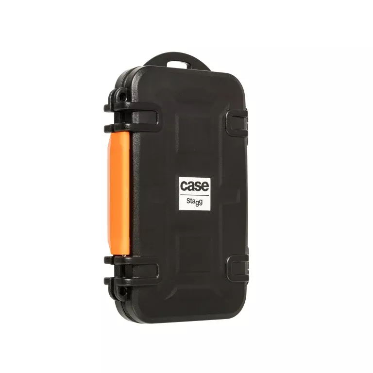 Stagg Waterproof and shockproof mini plastic resin transport case for memory card – SCF-130803