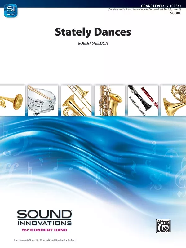 Stately Dances: Concert Band Conductor Score & Parts