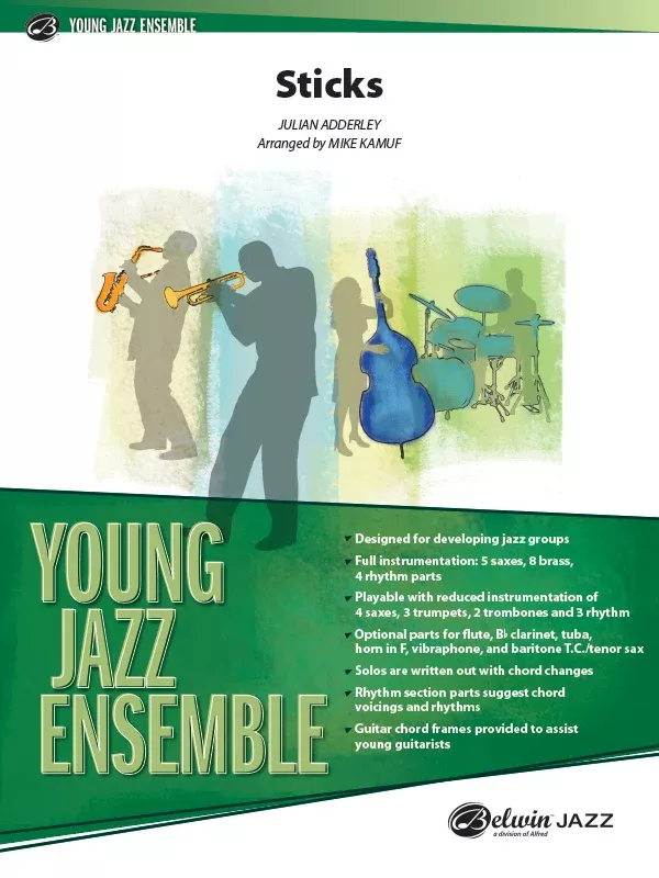 Sticks: Jazz Ensemble Conductor Score & Parts