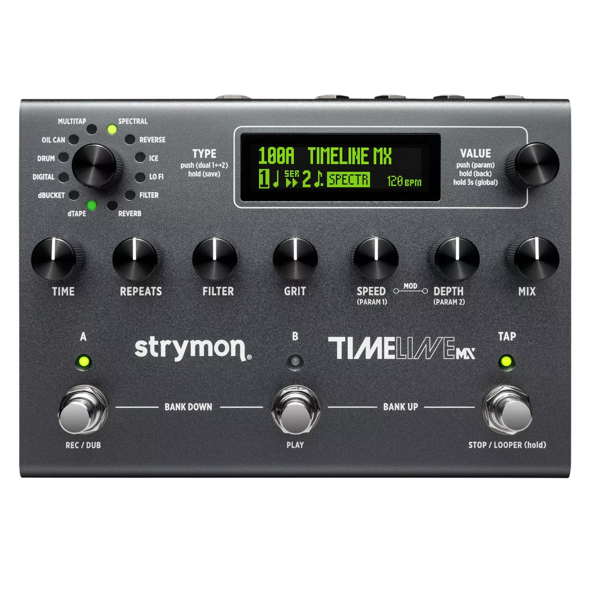 Strymon TimeLine MX Multi-Delay Workstation Pedal