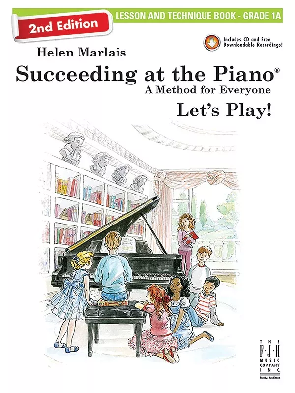 Succeeding at the Piano, Lesson & Technique Book - Grade 1A (2nd Edition): Piano Book
