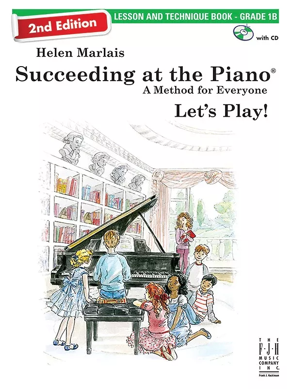 Succeeding at the Piano, Lesson & Technique Book - Grade 1B (2nd Edition): Piano Book
