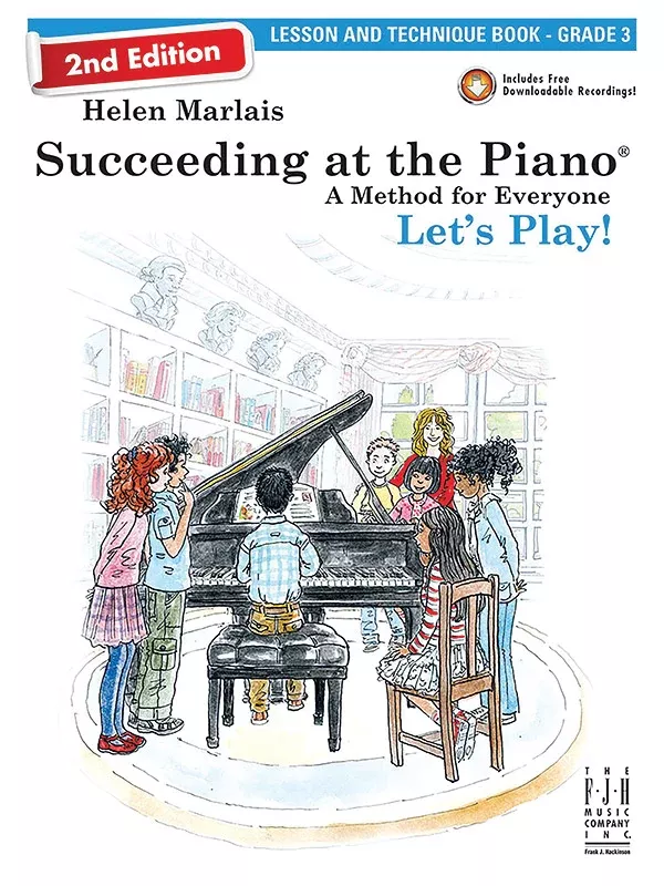 Succeeding at the Piano, Lesson and Technique Book - Grade 3: Piano Book