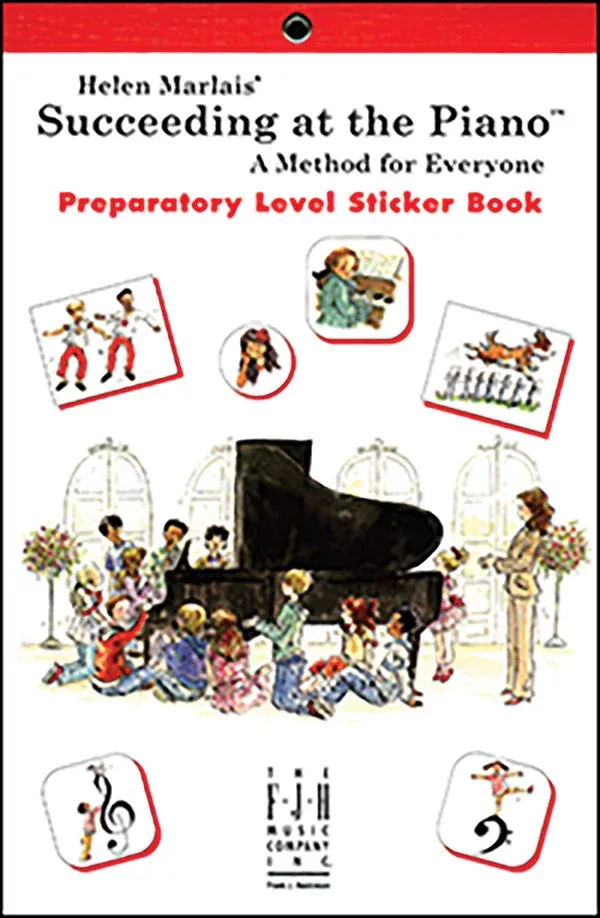 Succeeding at the Piano, Sticker Book - Preparatory: Piano Book
