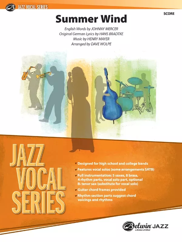 Summer Wind: Vocal Solo with Jazz Ensemble Conductor Score