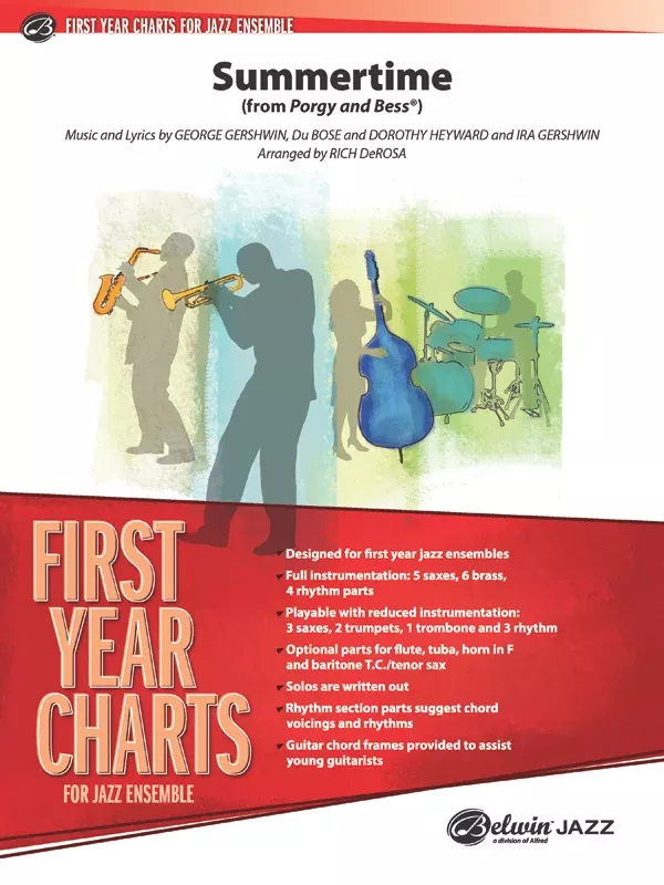 Summertime: Jazz Ensemble Conductor Score & Parts