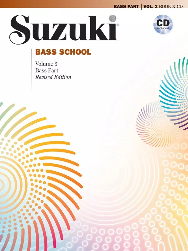 Suzuki Bass School, Volume 3: String Bass Book & CD
