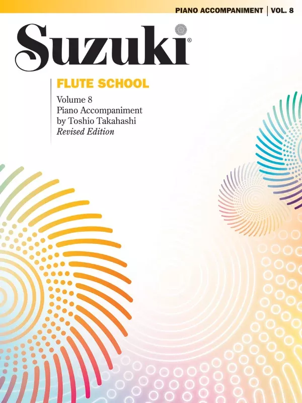 Suzuki Flute School, Piano Acc., Volume 8 (Revised): Flute Book