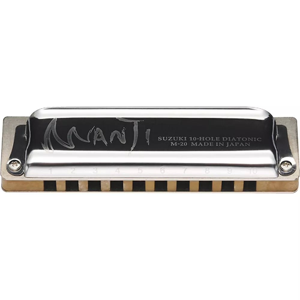 Suzuki M20 Manji 10-Hole Harmonica A