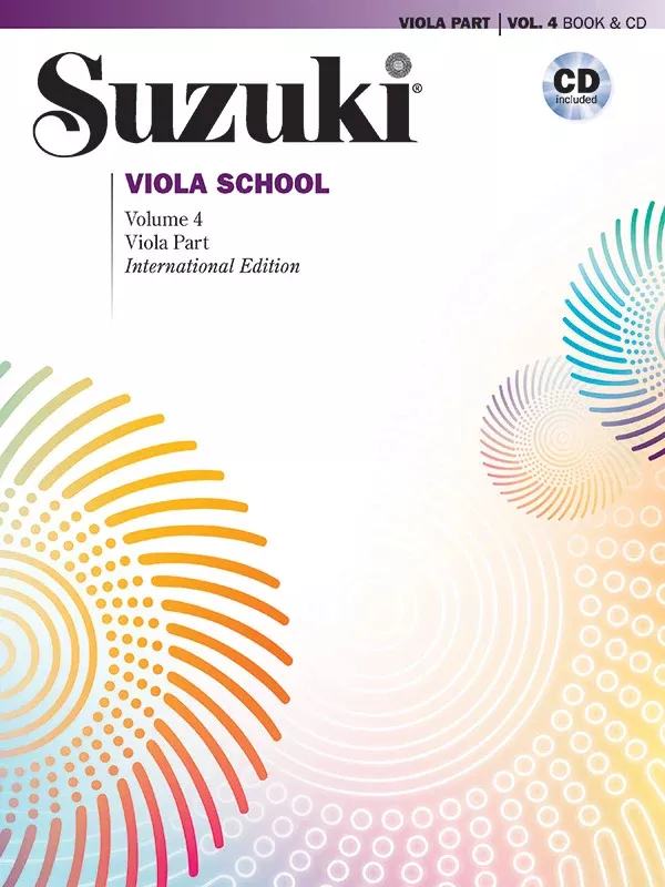 Suzuki Viola School, Volume 4: Viola Book & CD