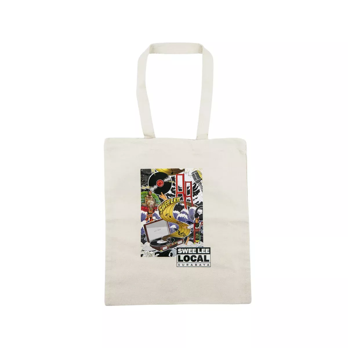 Swee Lee Local Surabaya A4 Tote Bag, Natural