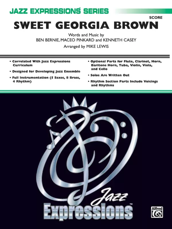 Sweet Georgia Brown: Jazz Ensemble Conductor Score
