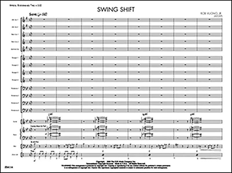 Swing Shift: Jazz Ensemble Conductor Score & Parts