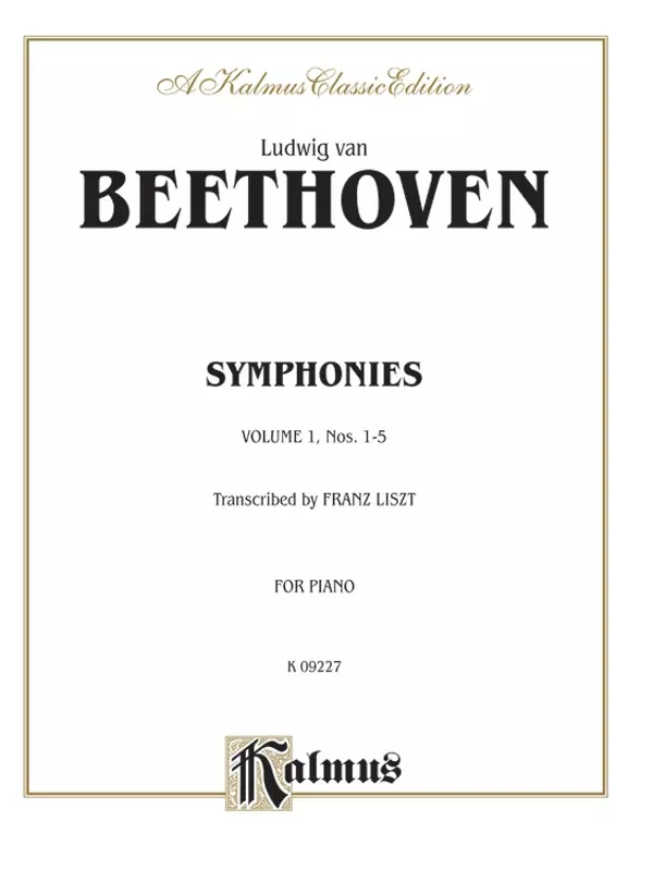 Symphonies, Volume I (Nos. 1-5): Piano Book