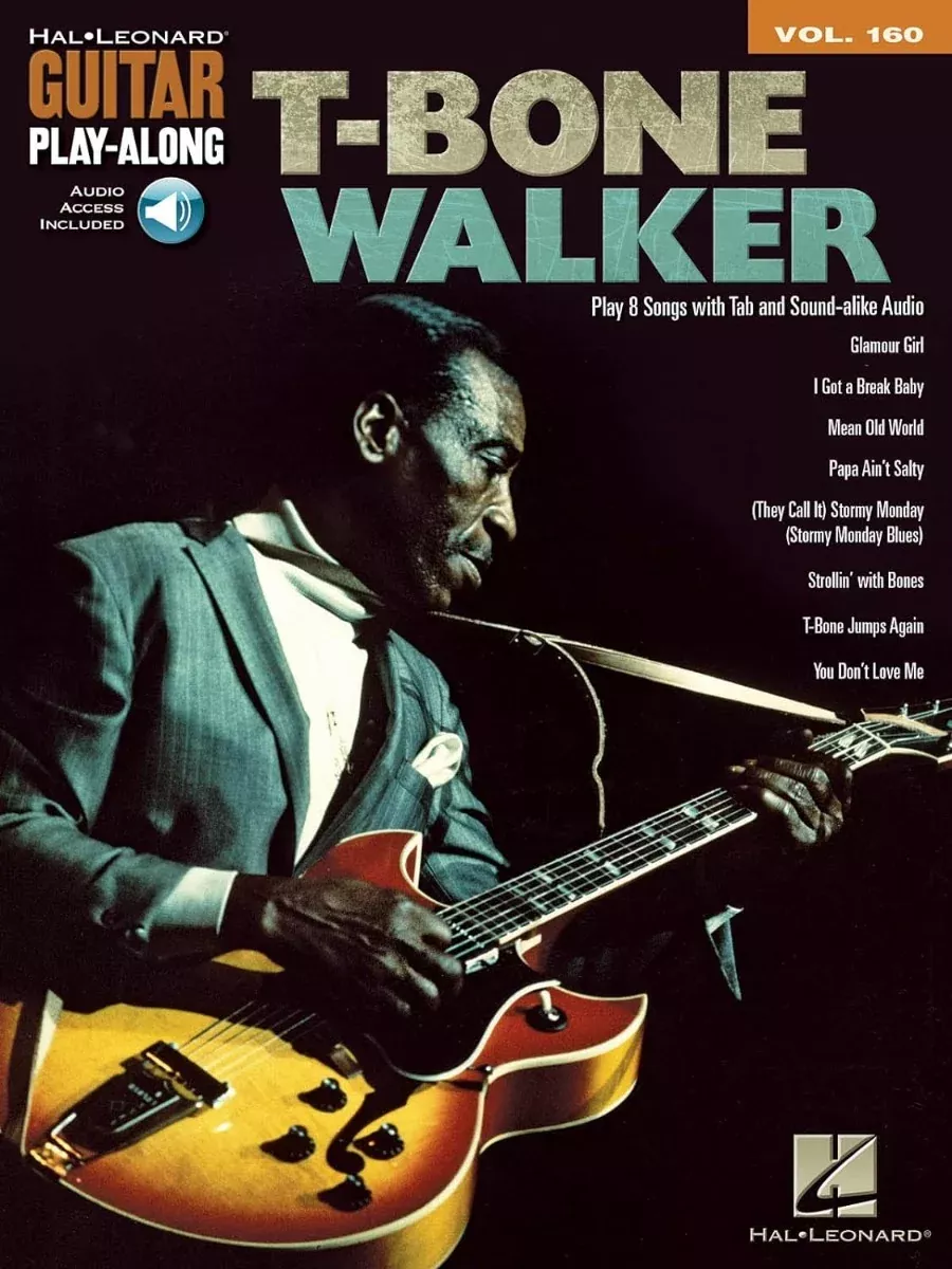 T Bone Walker Guitar Play Along Volume 160 Bk/Ola