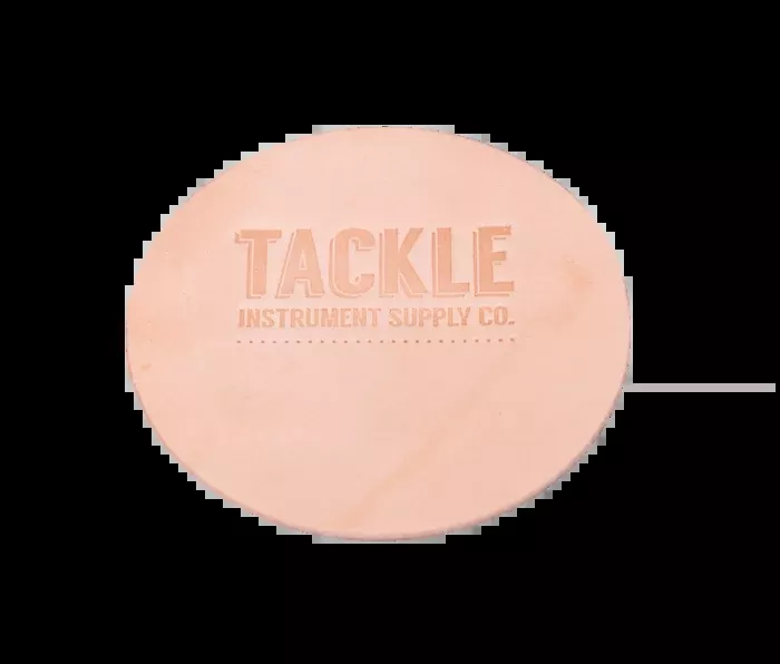 Tackle Leather Bass Drum Beater Patch - Large - Natural