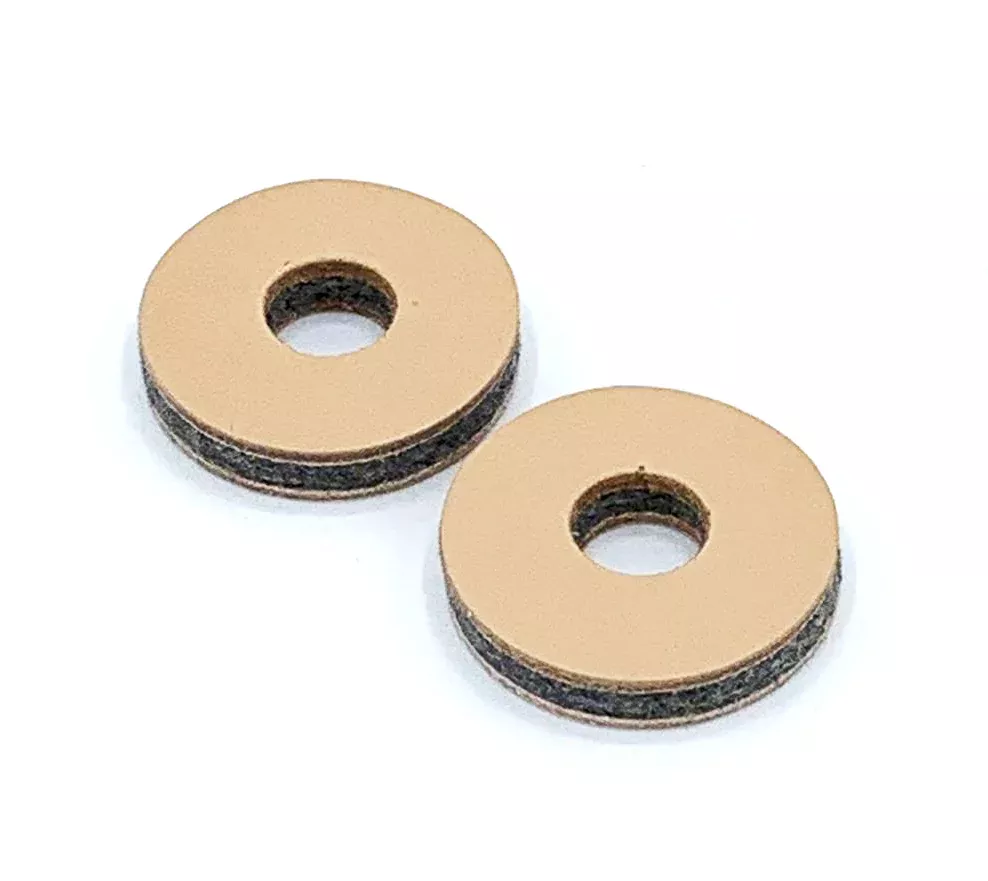 Tackle Leather Cymbal Washers – 2 pack – ALCW2