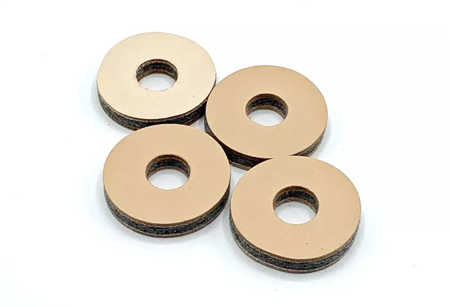 Tackle Leather Cymbal Washers – 4 pack – ALCW4