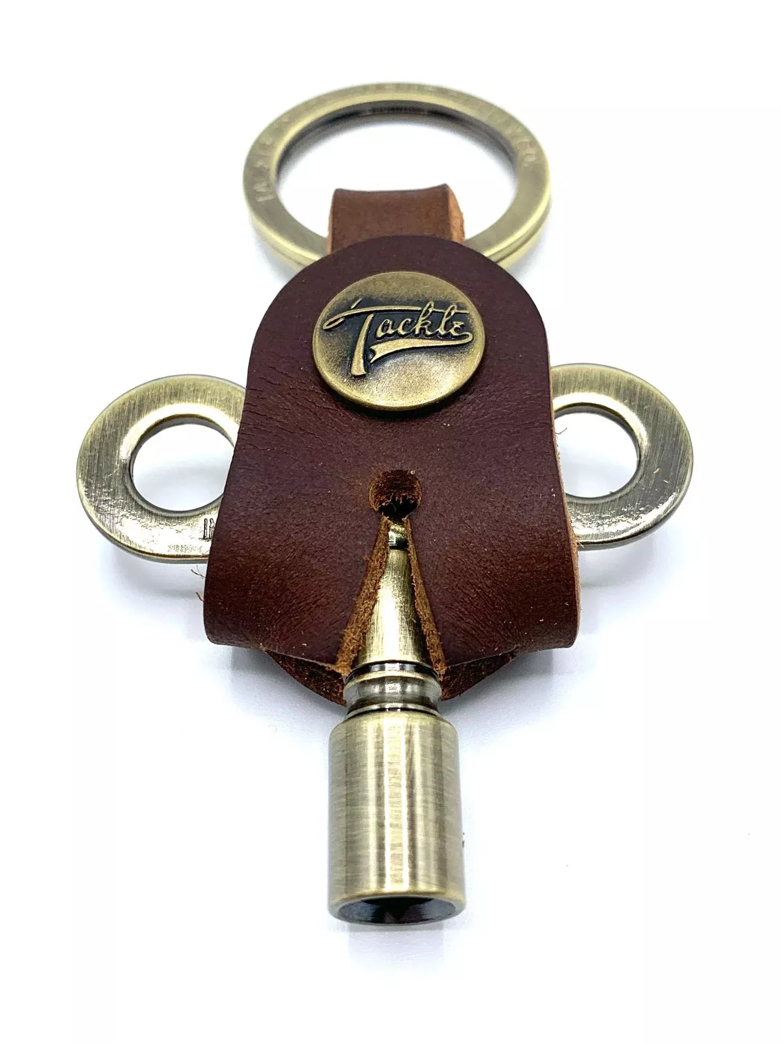 Tackle Timekeepers Drum Key - Antique Brass
