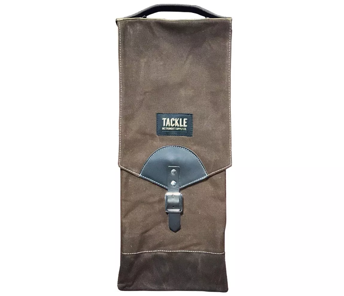 Tackle Waxed Canvas Compact Stick Case - Brown