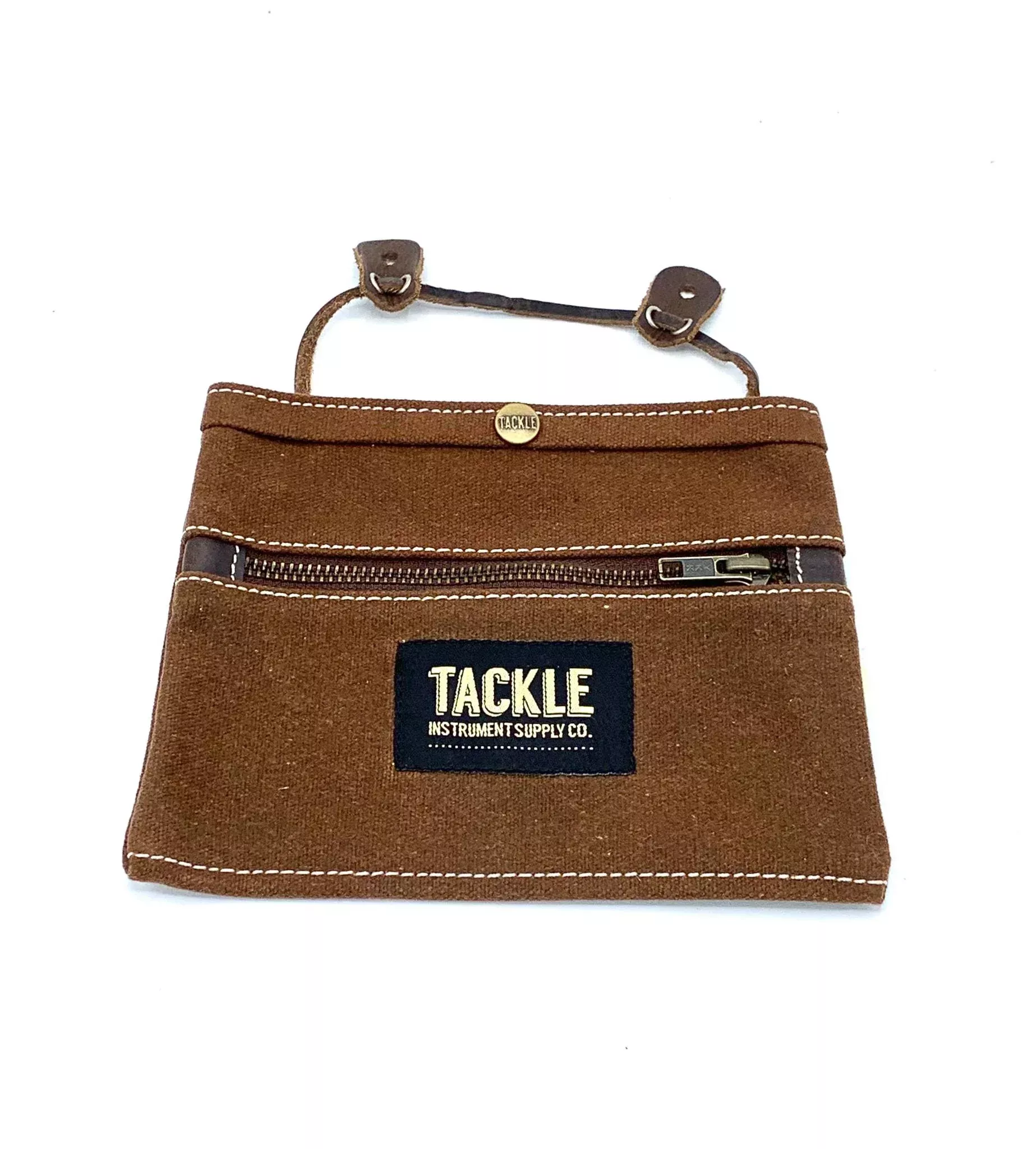Tackle Waxed Canvas Gig Pouch – Brown