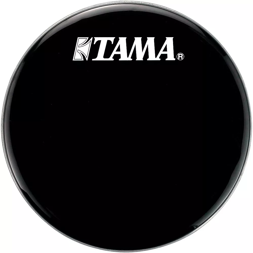 TAMA Logo Resonant Bass Drum Head 22 in. Black