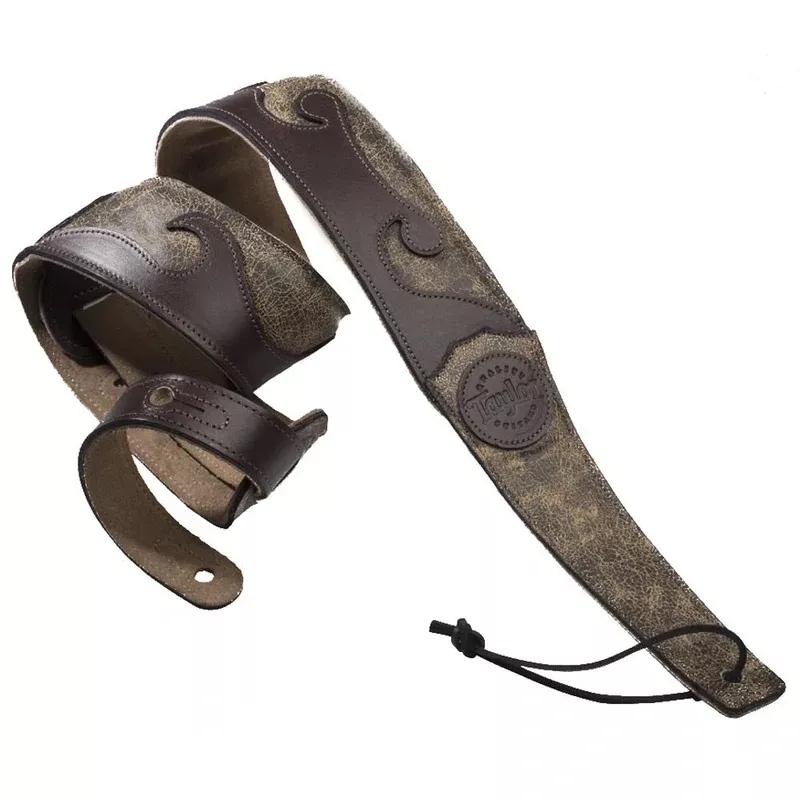 Taylor Wave Applique Strap – Dark Brown