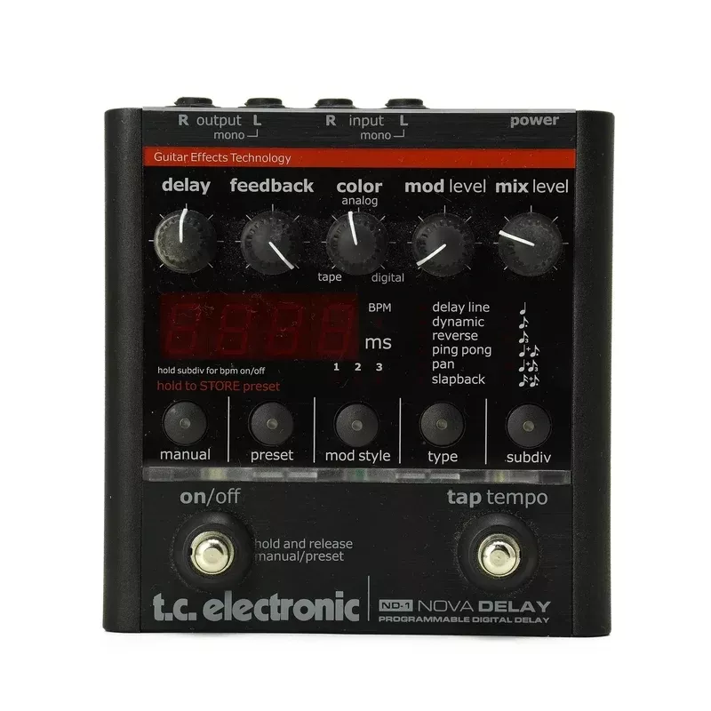 TC Electronic ND-1 Nova Delay No Power Supply – Used