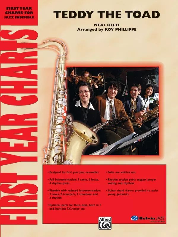 Teddy the Toad: Jazz Ensemble Conductor Score & Parts