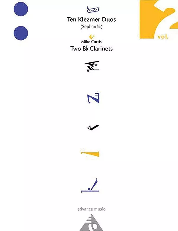Ten Klezmer Duos, Vol. 2 (Sephardic): 2 Clarinets Conductor Score