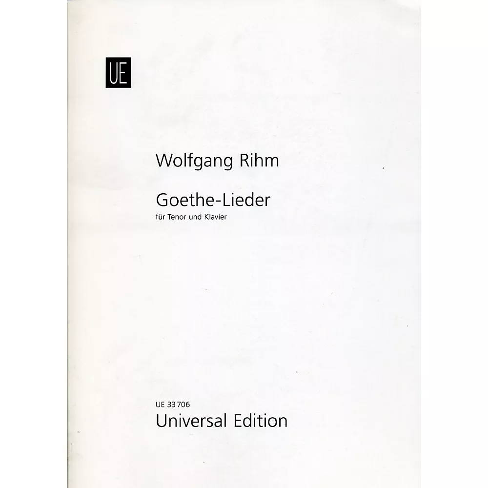 Theodore Presser Goethe-Lieder