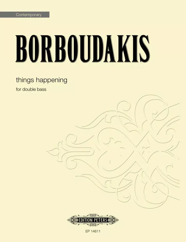 things happening: Double Bass Solo Book