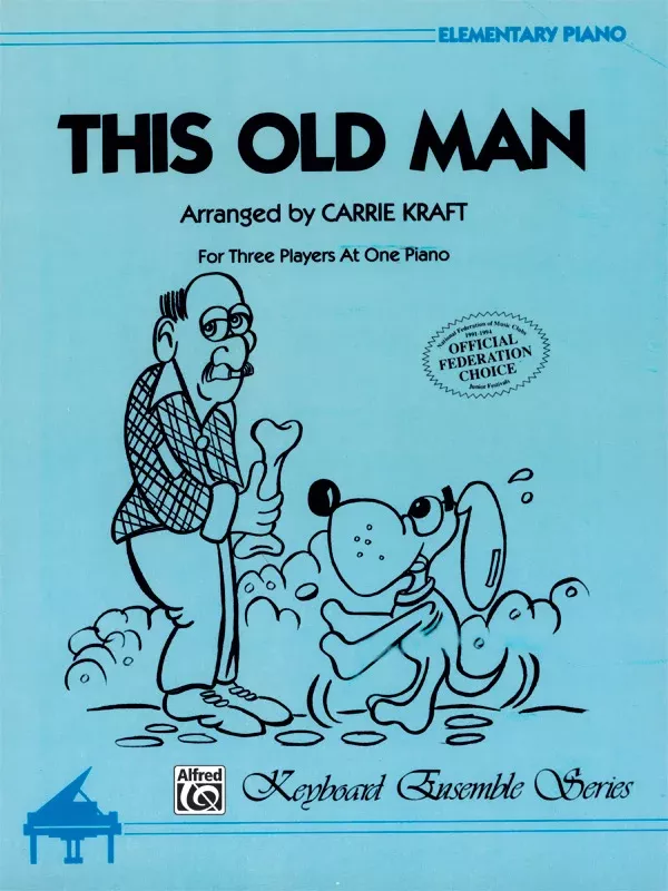 This Old Man: Piano Trio (1 Piano, 6 Hands) Sheet
