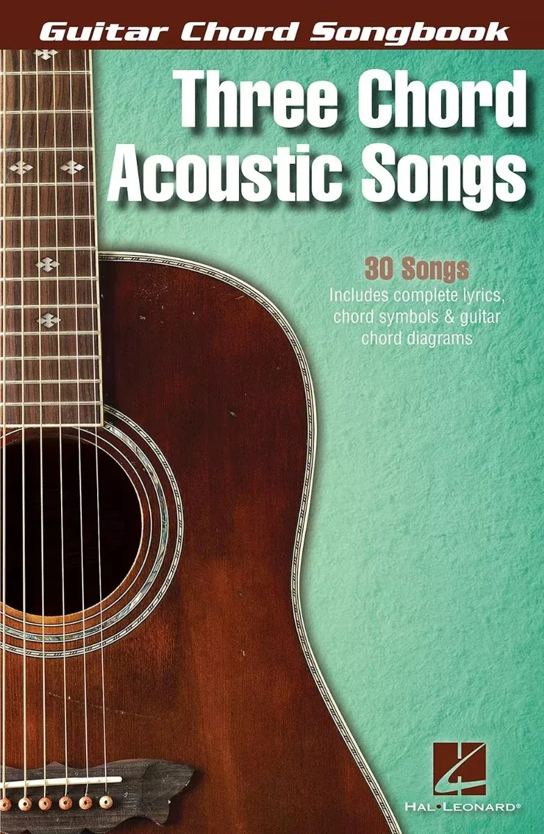 Three Chord Acoustic Songs Guitar Chord Songbook