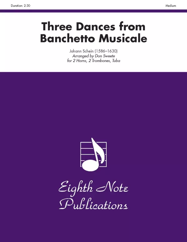 Three Dances (from Banchetto Musicale): Brass Ensemble Score & Parts