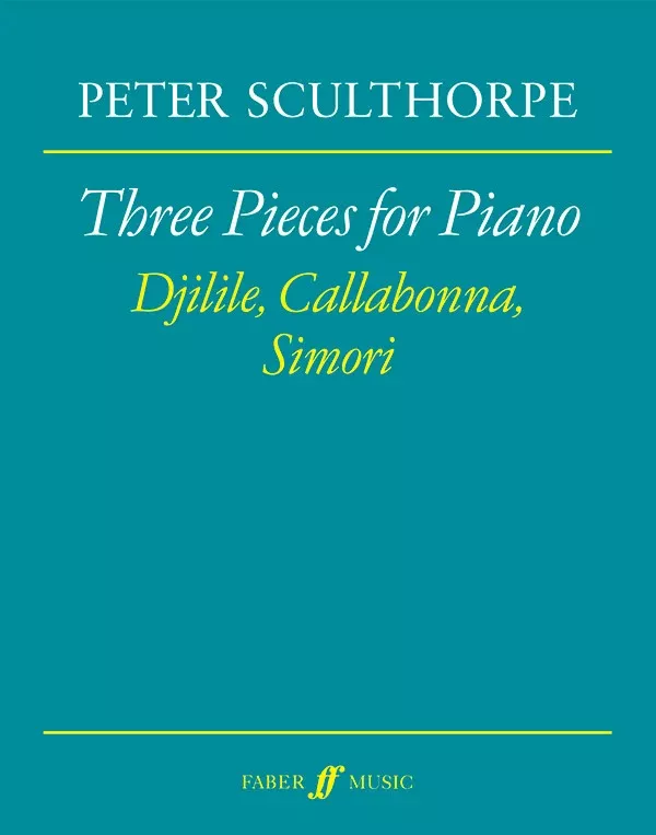 Three Pieces for Piano: Piano Book
