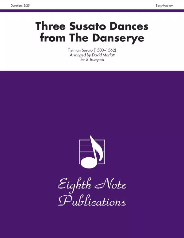 Three Susato Dances from The Danserye: 8 Trumpets Score & Parts