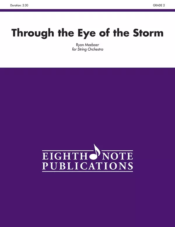 Through the Eye of the Storm: String Orchestra Conductor Score
