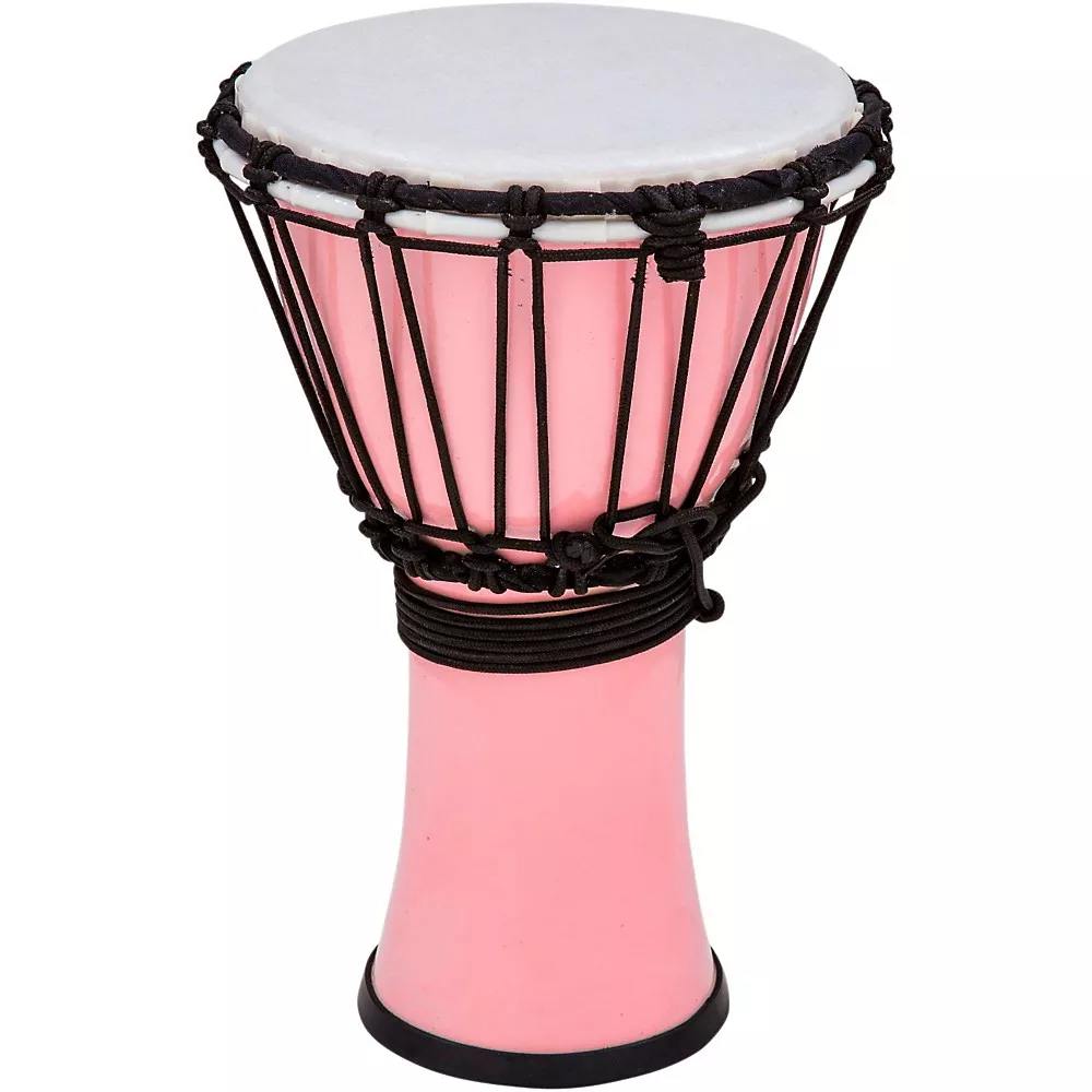 Toca Freestyle Colorsound Djembe Pastel Pink 7 in.