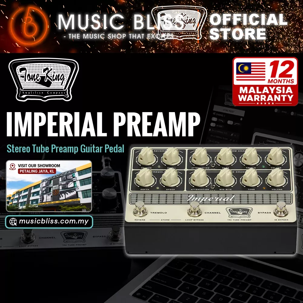 Tone King Imperial Tri-tube Preamp and DI Pedal